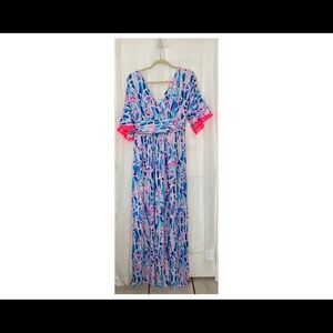 Lilly Pulitzer Parigi Maxi Dress in Reel Nauti